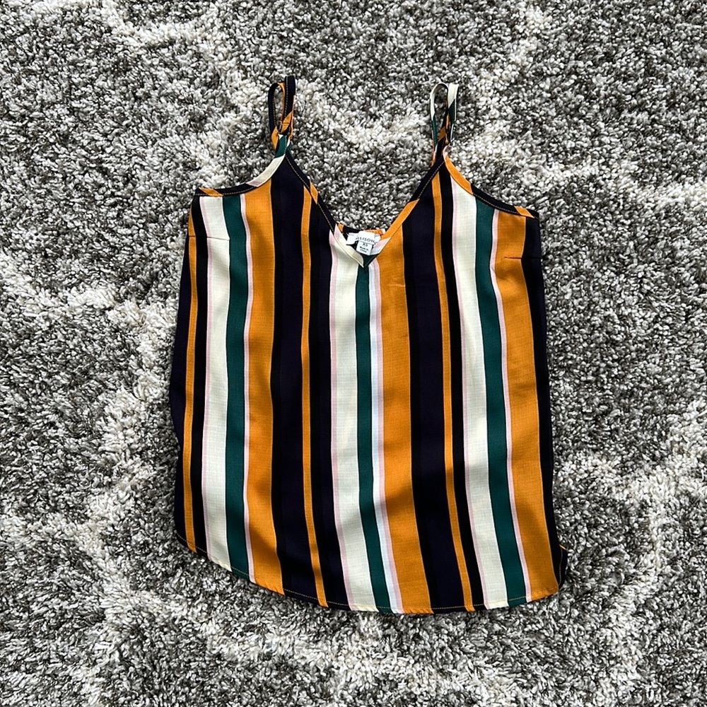 Allison Joy Flowy Striped Tank Size XS
